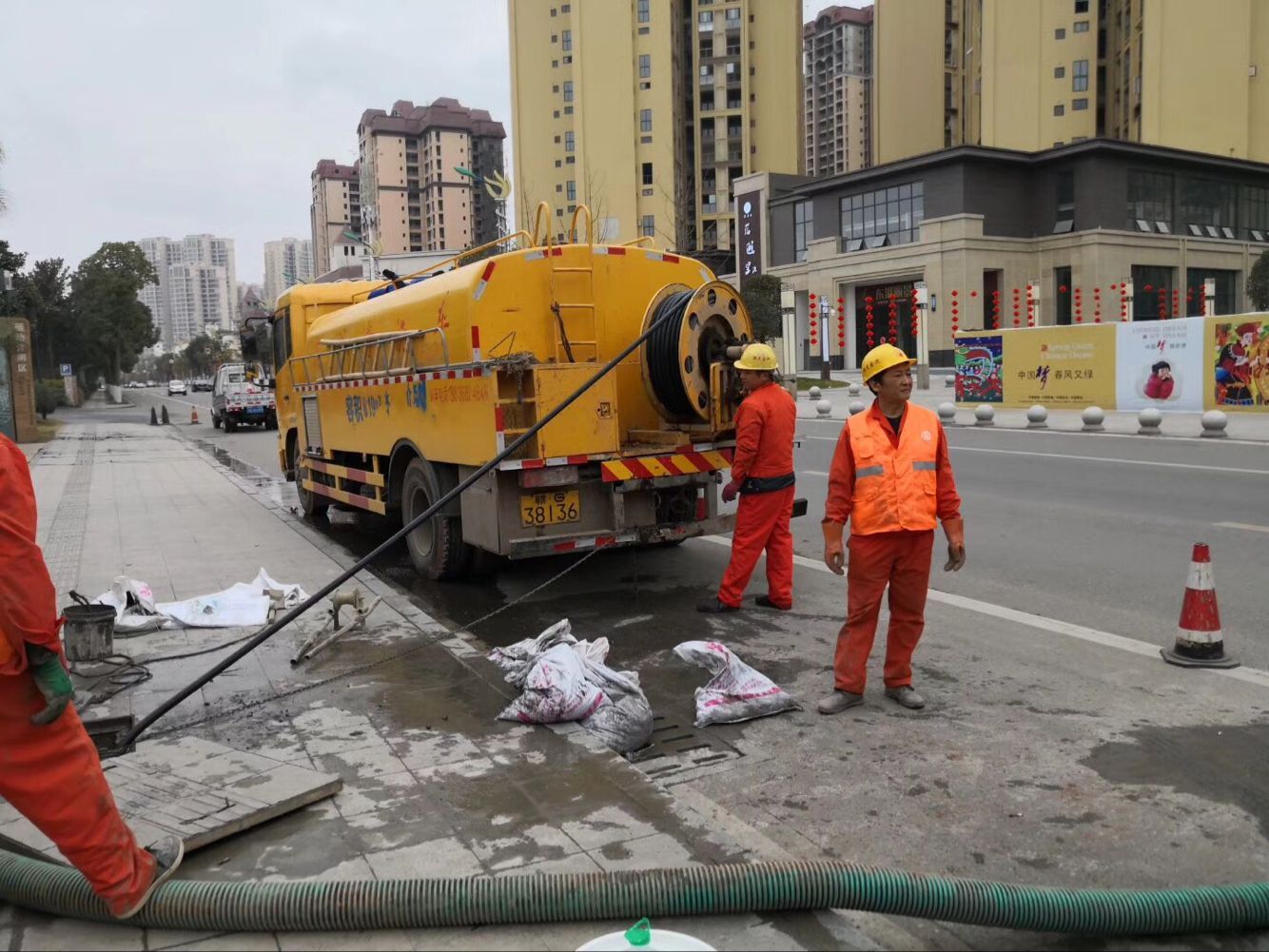 富源排污管道清淤-管道清洗